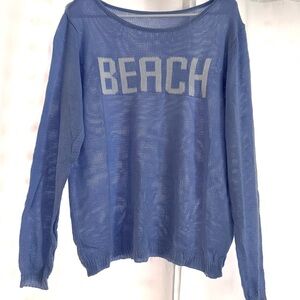 Blue Beach Sweater
